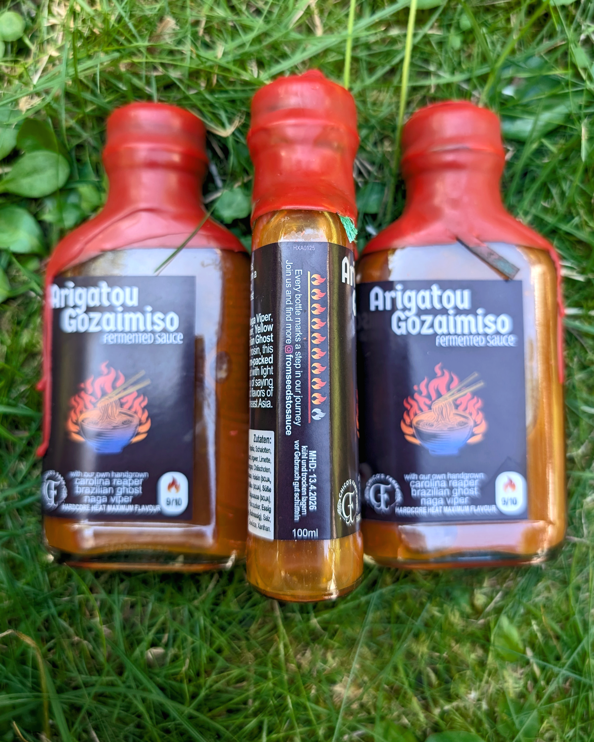 Arigato Gozaimiso – fermented miso, lime, lemongrass hot sauce with deep umami flavour